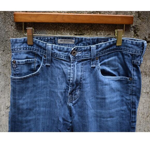 AG Adriano Goldschmied The Matchbox Slim Straight Jeans Men’s 32x34 Blue Denim - Picture 2 of 3